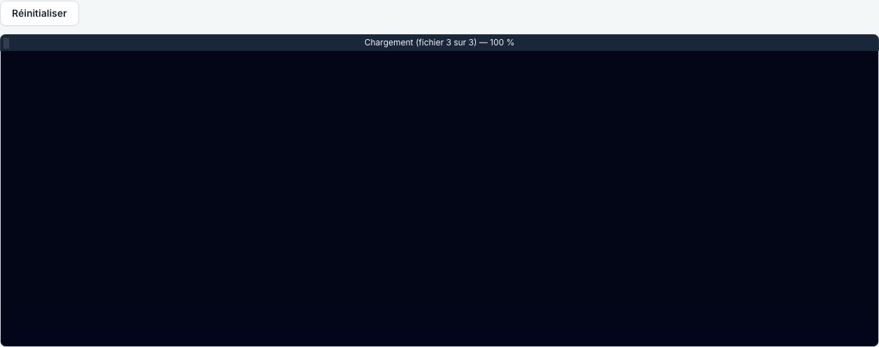 Un shell Linux dans le navigateur, avec le résultat de uname et le contenu du répertoire etc